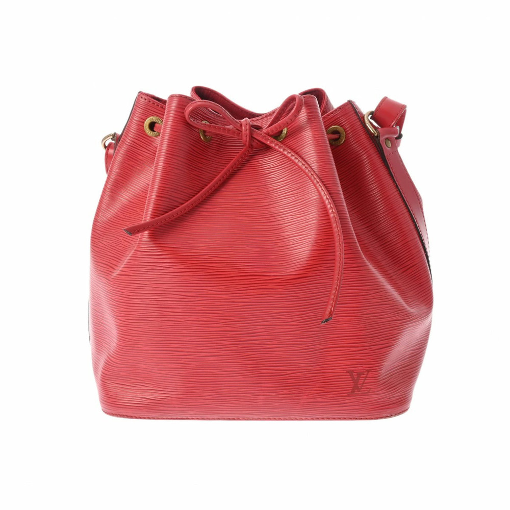 LOUIS VUITTON Epi Noe Castilian Red Leather Shoulder Bag